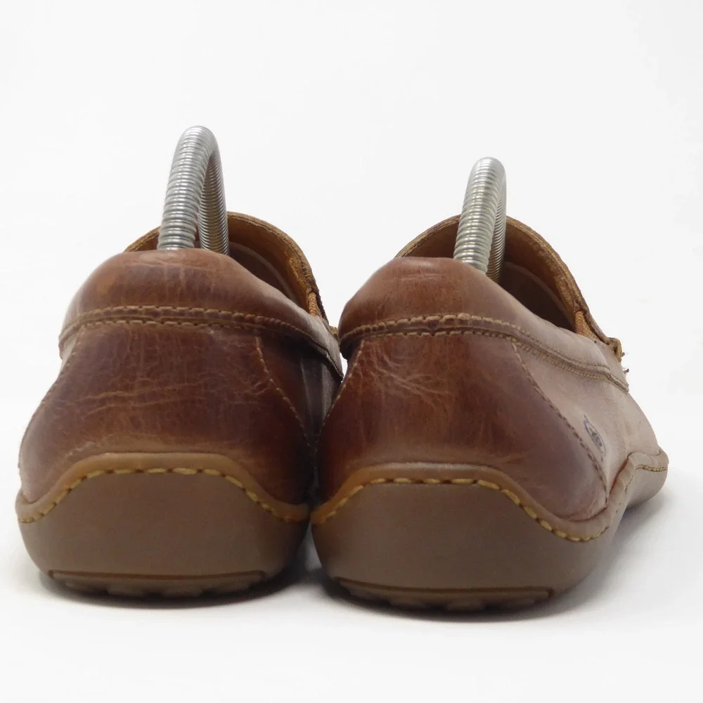 Born Brompton II Mens Loafers Brown Leather Slip On Driving Mocs 8M